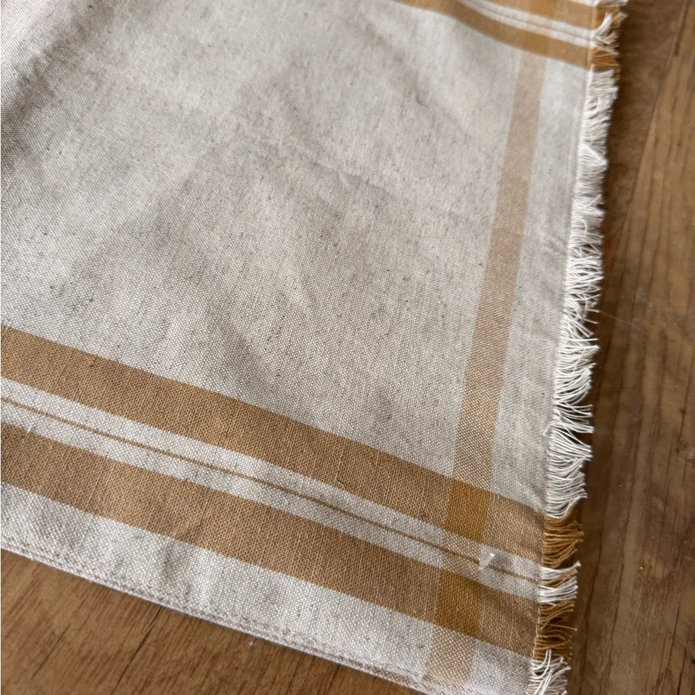 Threshold Studio McGee 2pk Basket Tan Plaid Placemats